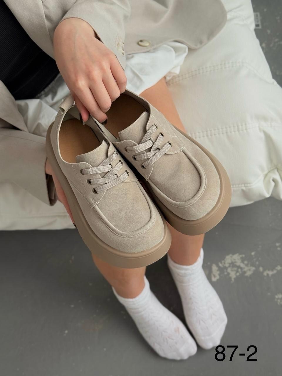 ,туфли на массивной подошве, женская,повседневная ,обуви