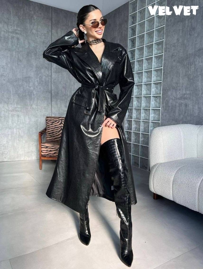 кожаный плащ bottega veneta,женский кожаный плащ,кожаный плащ,плащ кожаный тренч,модное пальто