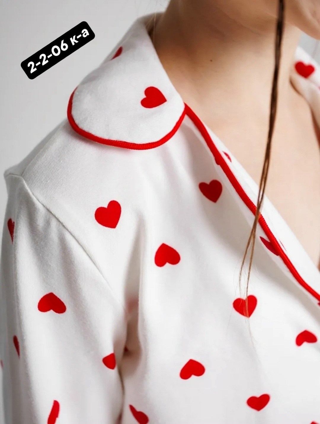 пижама с сердечками,женская пижама,пижама женская maliq mq-10 белая l,пижама со штанами и рубашкой с сердечками danhome 201259302,пижама со штанами и рубашкой с сердечками