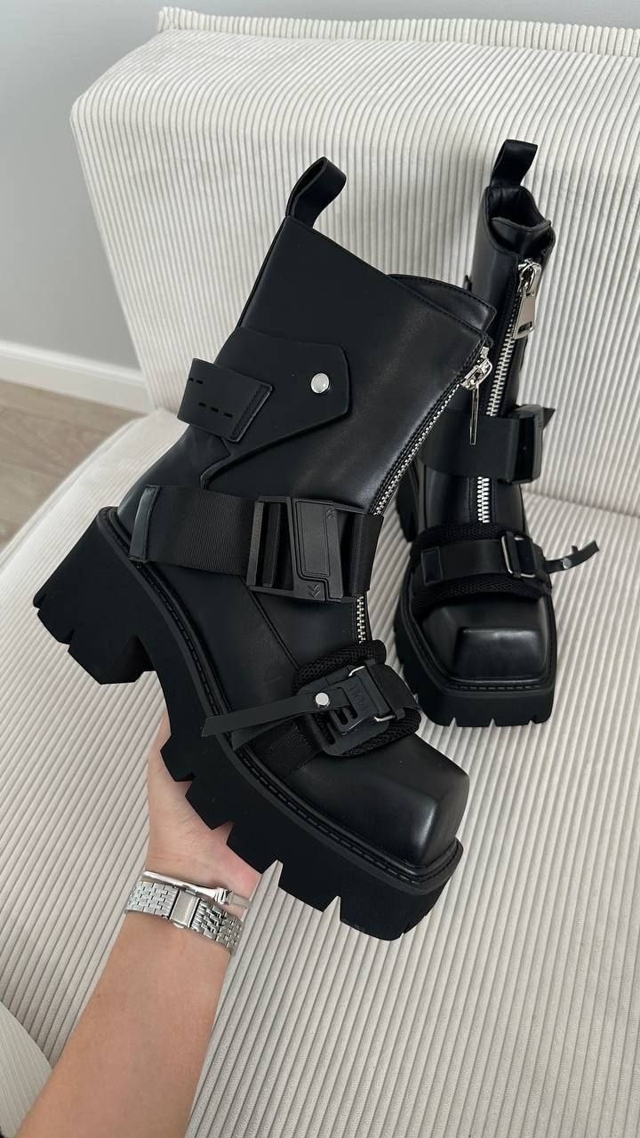 женские ботинки,ботинки,,ботинки массивные на высокой подошве tm tisata,женская