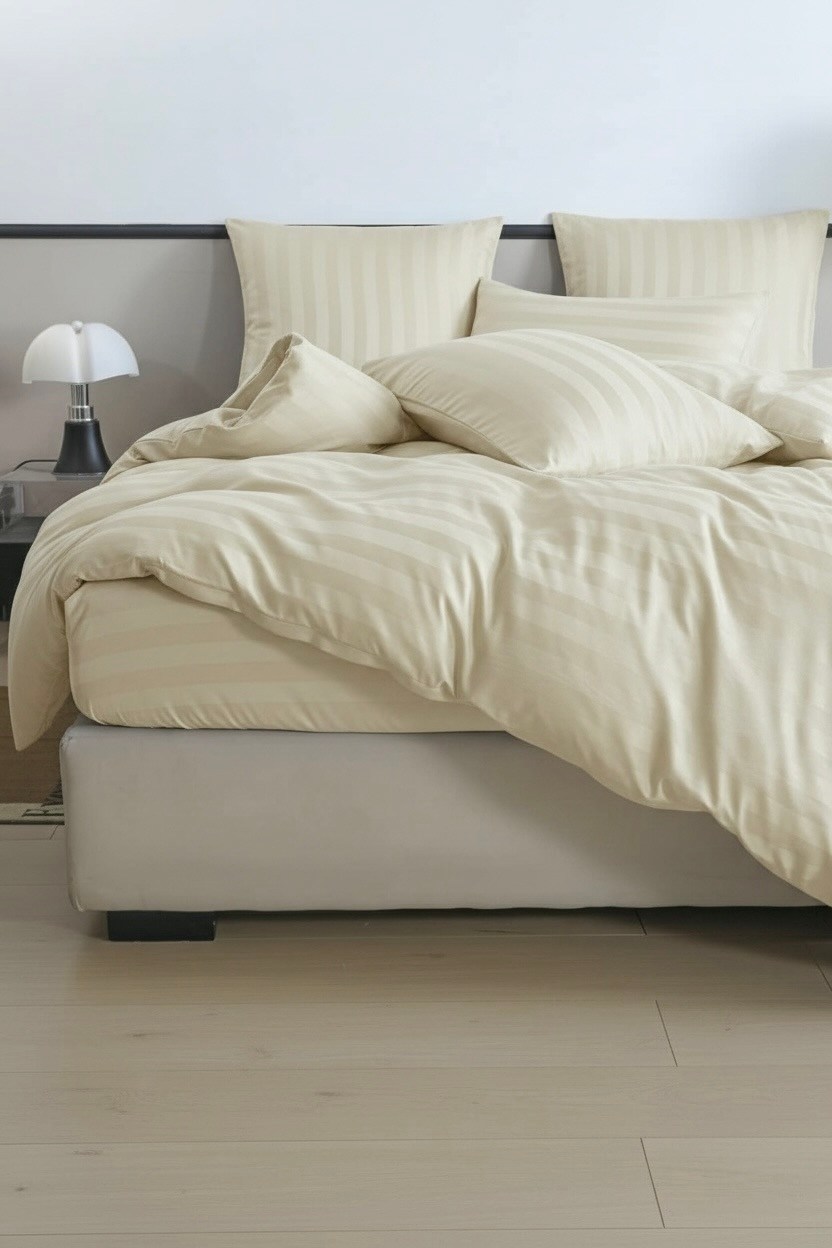 страйп сатин постельное белье,комплект постельного белья страйп сатин,страйп сатин шампань,комплект постельного белья евро страйп сатин,постельного белья евро страйп сатин