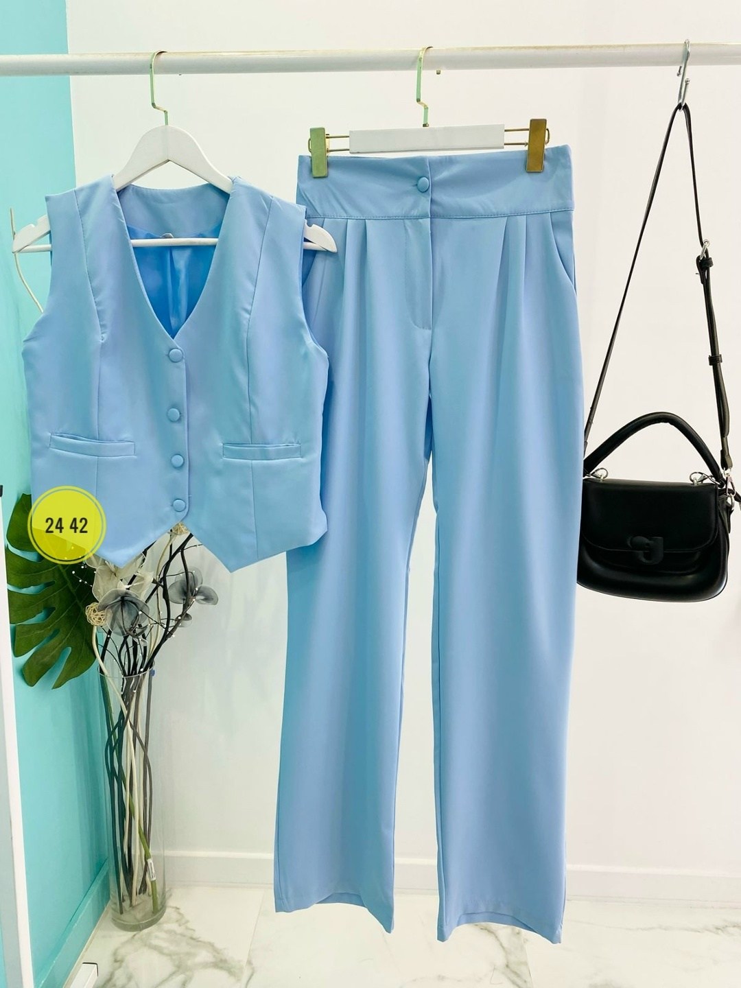 модный блейзер, жилет, широкие брюки, женский летний офисный костюм,костюм с жилеткой и брюками,брючный костюм,брючный костюм с жилеткой,брючный костюм с жилетом