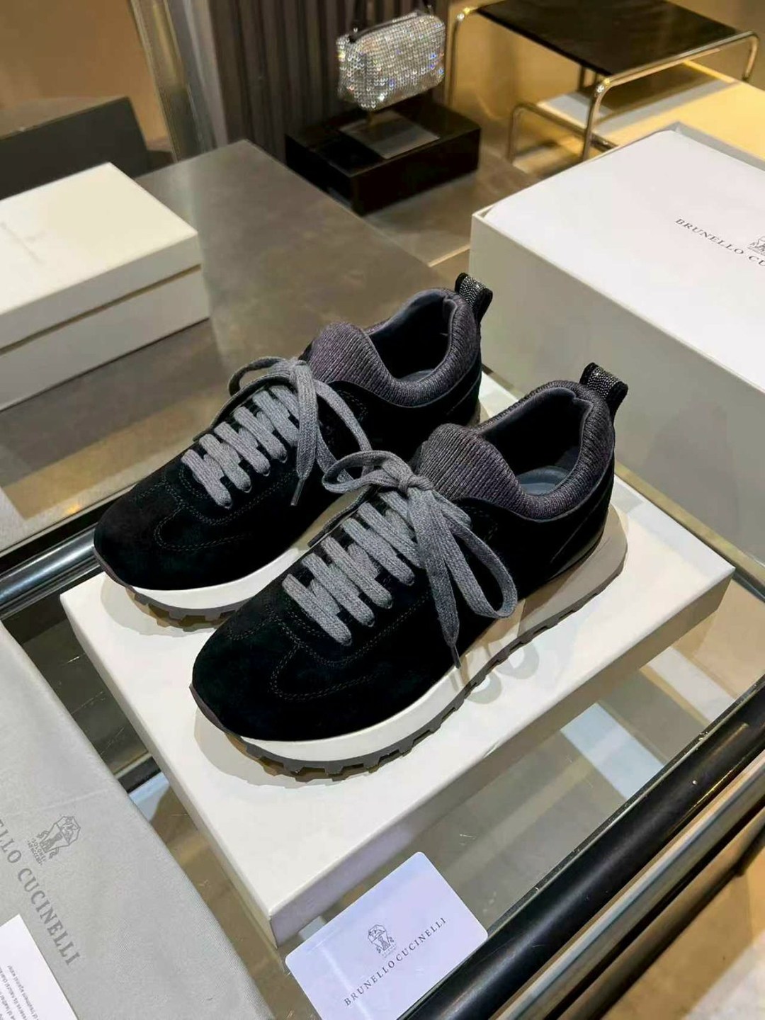 кроссовки brunello cucinelli замшевые,,женские замшевые кроссовки brunello cucinelli monili premium - brown,кроссовки замшевые,brunello cucinelli кроссовки