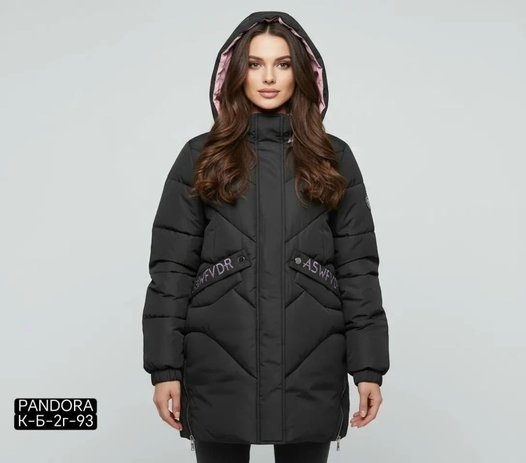 зимняя куртка женская,женская куртка,пуховик женский,куртка женская v,пуховик зимний длинный с капюшоном 48 - 58 din go