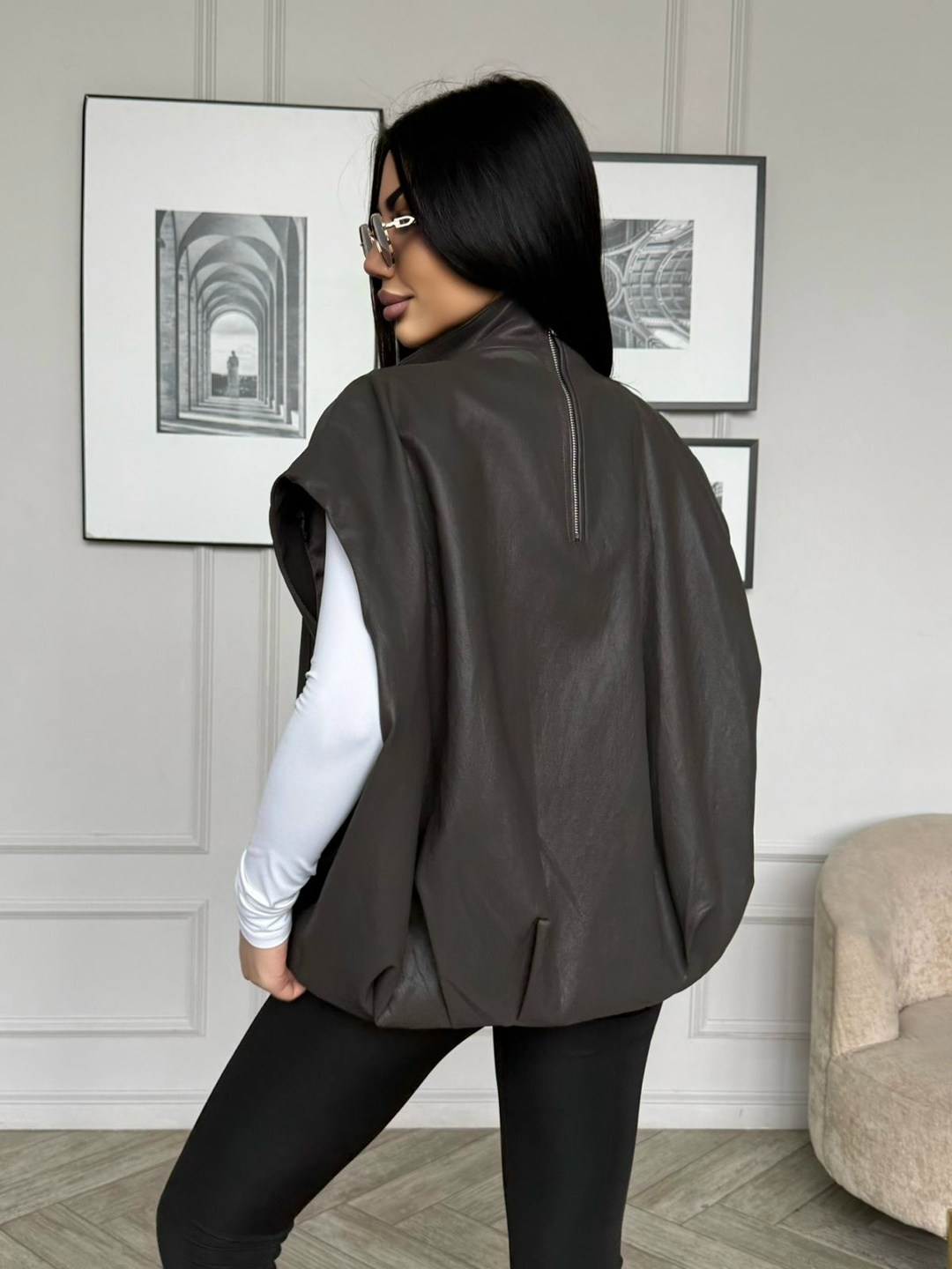 кожаная куртка,кожаный жилет,комбинированная куртка,куртки из экокожи,стильные куртки