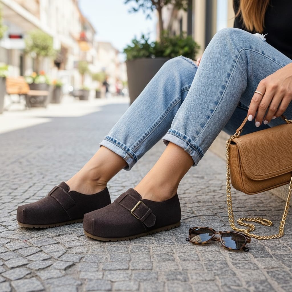 повседневная ,женская , для женщин,мюли замшевые,домашняя