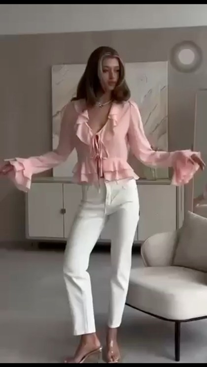 блузка с воланом,нарядная блузка,блузка с оборками,розовая блузка,женская блузка