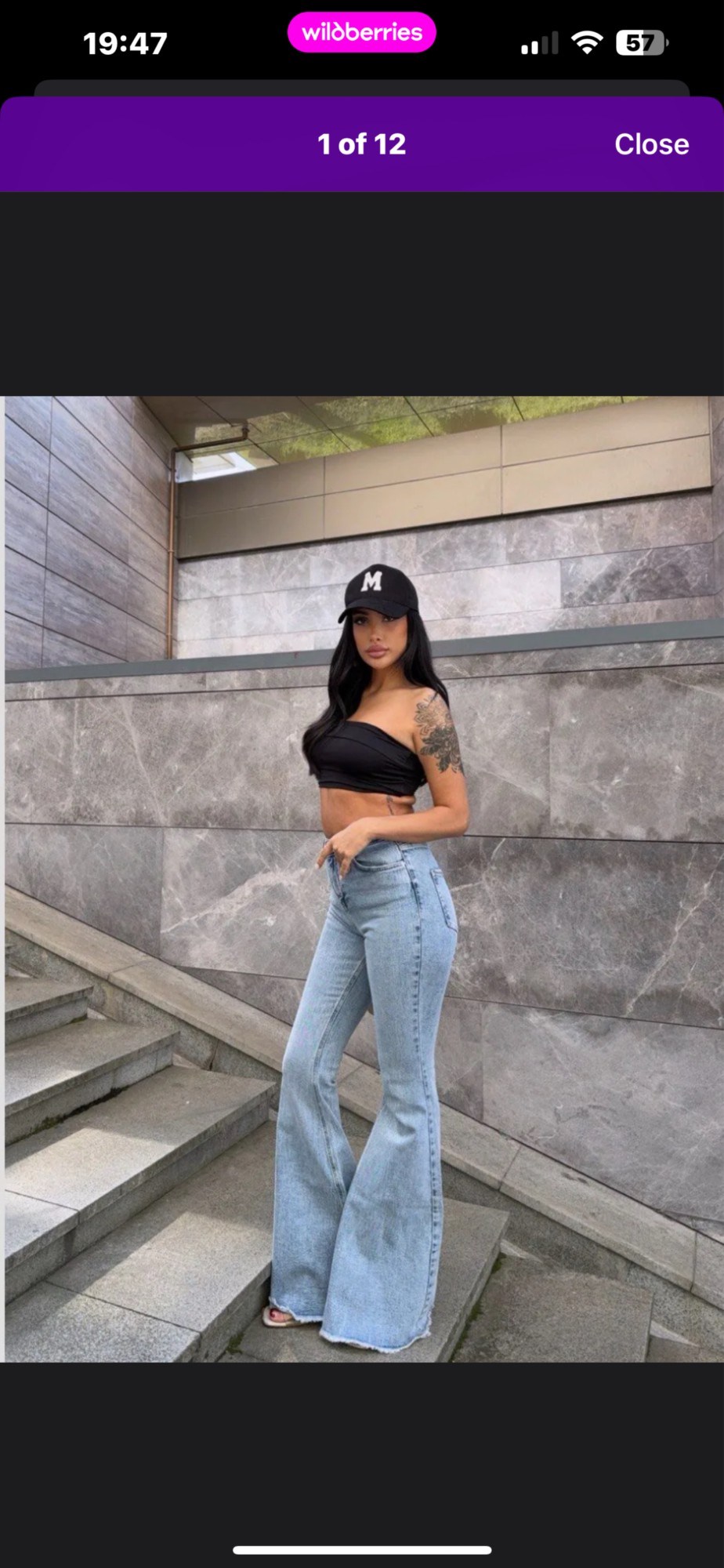 джинсы из коттон стильные,джинсы клеш женские,джинсы женские,джинсы стильные,джинсы клеш