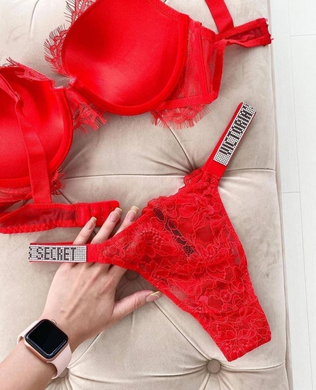комплект белья victoria's secret,нижнего белья комплект,комплект женского нижнего белья,комплект нижнего белье красный,женский кружевной комплект нижнего белья