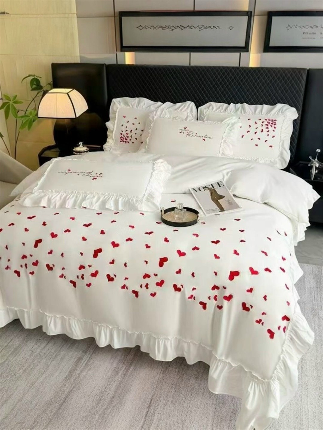 комплект постельного белья,комплект постельного белья с вышивкой,постельное белье,постельное белье принцесса,роскошный комплект постельного белья