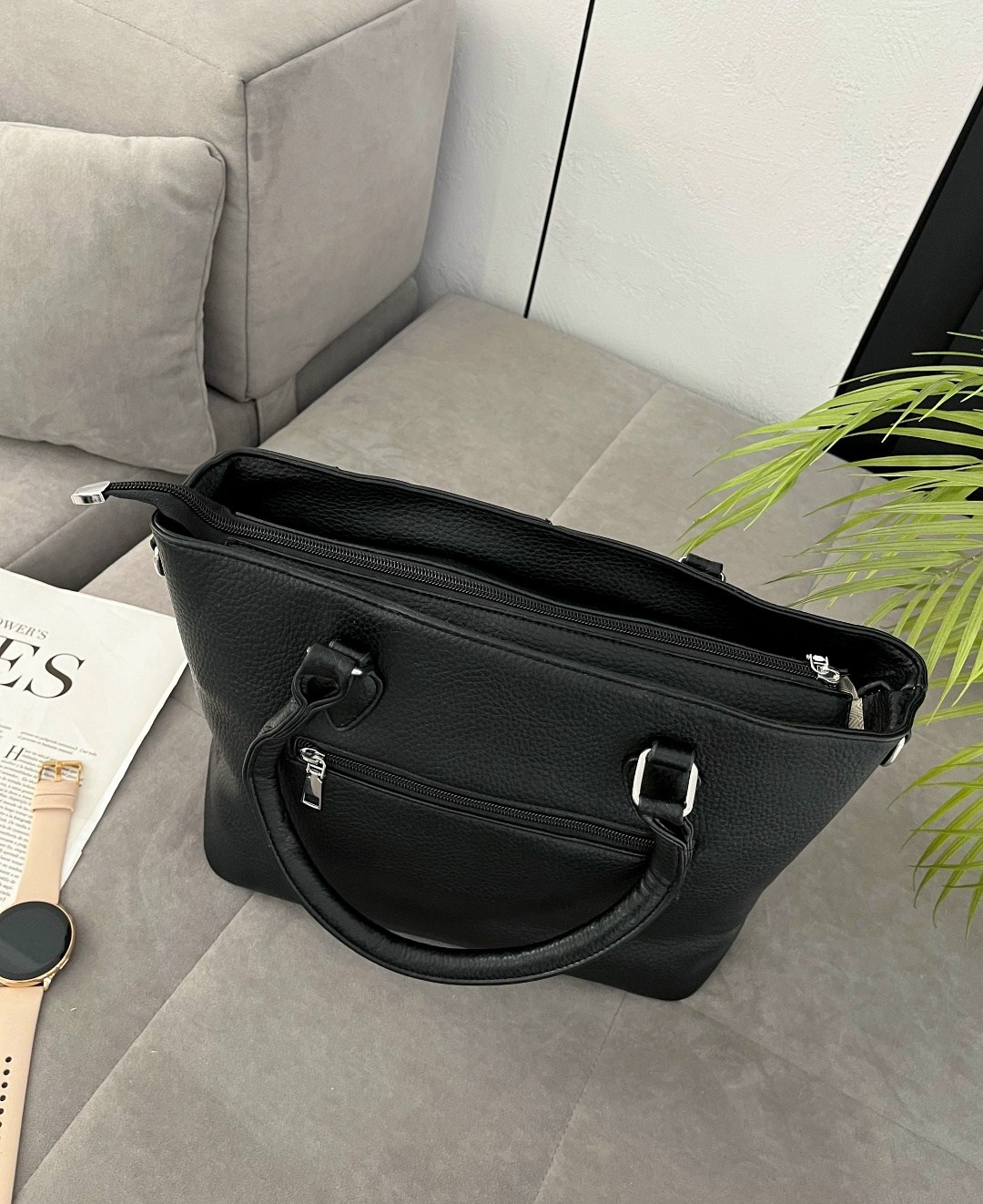 женская сумка,сумка,черная сумка женская,сумка женская кожаная шоппер,женская кожаная сумка