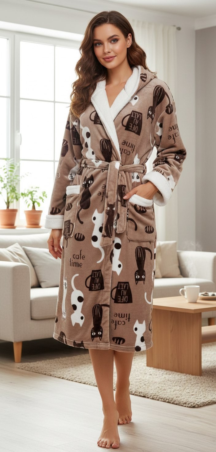 халат домашний теплый,халат женский домашний,халат теплый,женские халаты,халат женский домашний теплый с капюшоном