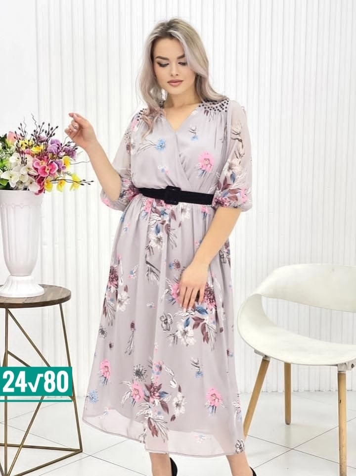 шифоновое платье женское,платье женское шифон,женское шифоновое платье с поясом,женское платье больших размеров,нарядное платье