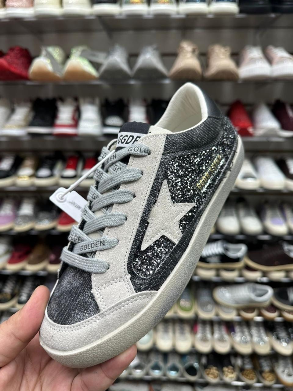 кеды женские golden goose,,golden goose кеды v-star с блестками серебристый,golden goose кеды,кроссовки golden goose
