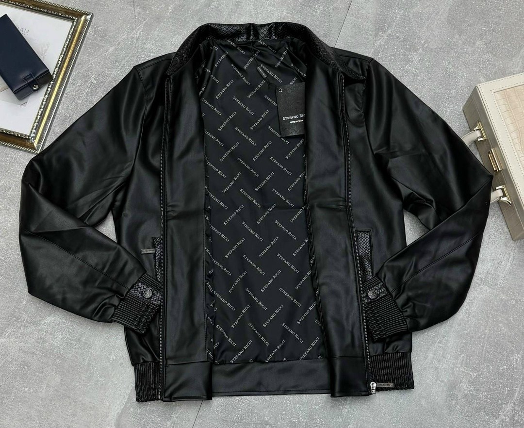 кожаная куртка stefano ricci,кожаная куртка stefano ricci имитация кроко,куртка кожаная мужская,кожаная куртка,куртка бомбер