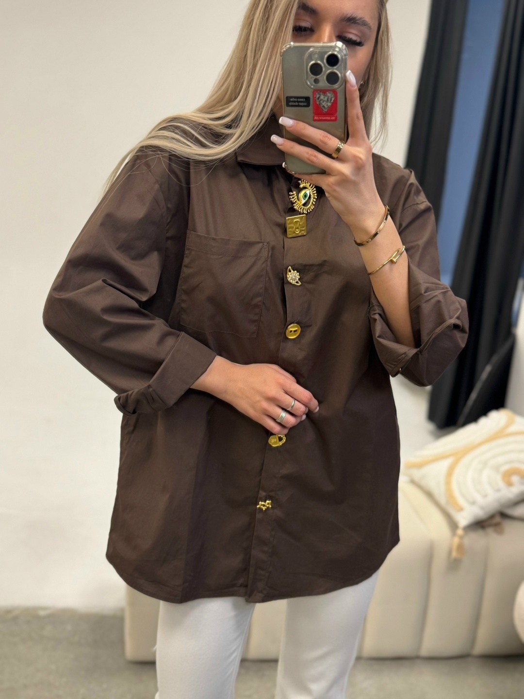 рубашка хлопковая шоколадного оттенка,рубашка шоколадного цвета,рубашка блузка,шоколадная рубашка женская,женская блузка