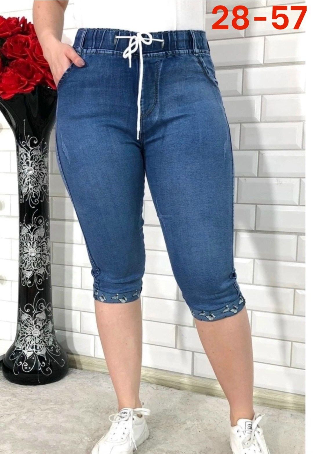 бриджи джинсовые женские,бриджи женские,джинсовые бриджи,джинсовые бриджи широкие женские,капри джинсовые