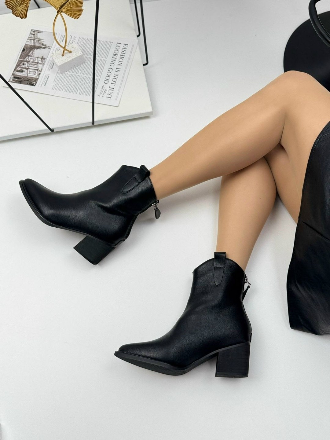 женские ботильоны,ботильоны классические женские, женская,женские ботинки,ботинки казаки весенние на каблуке sibshop цвет черный