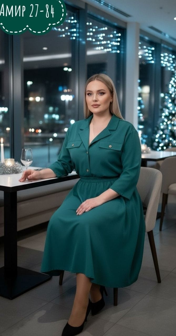 платье рубашка осеннее больших размеров illusion de choix 249652164,платье большие размеры,платье с поясом,платье,нарядное платье