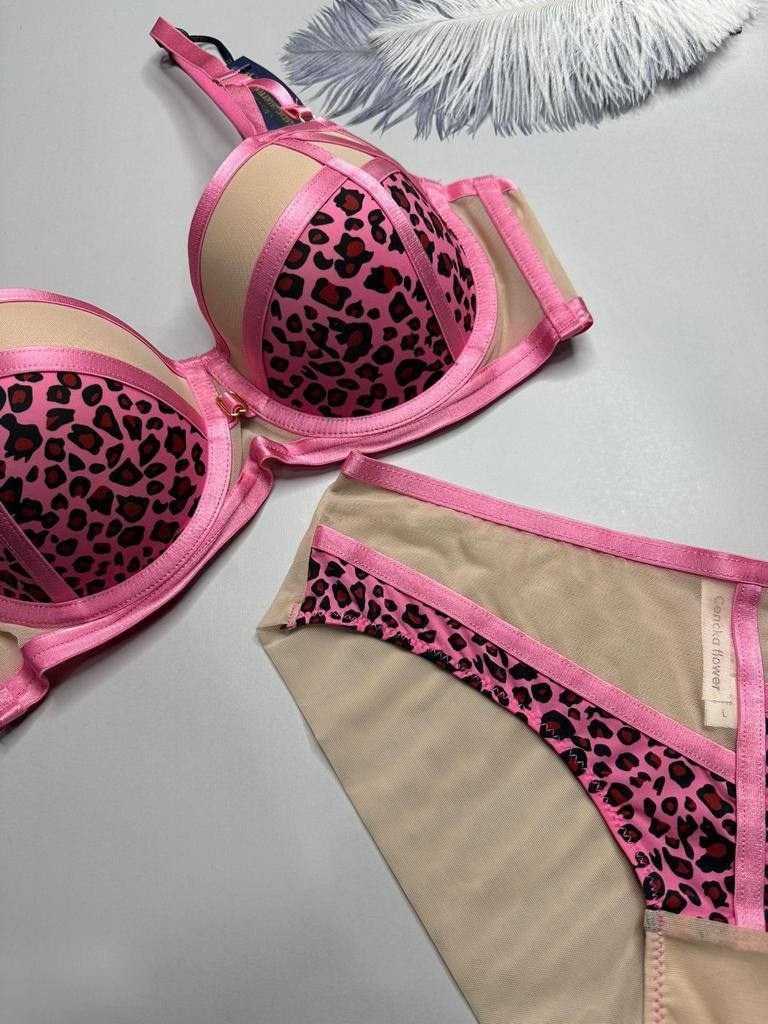 нижнее белье женское комплект леопардовое,комплект женского нижнего белья,нижнее белье комплект леопардовый,комплект нижнего белья,леопардовое белье женское