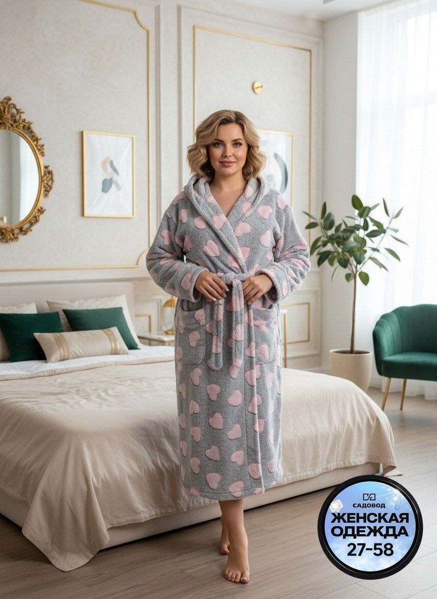 халат женский,халат женский домашняя одежда,халат женский домашний szlafrok l&l kola,халат женский домашний теплый,халат vash stil одежда для женщин