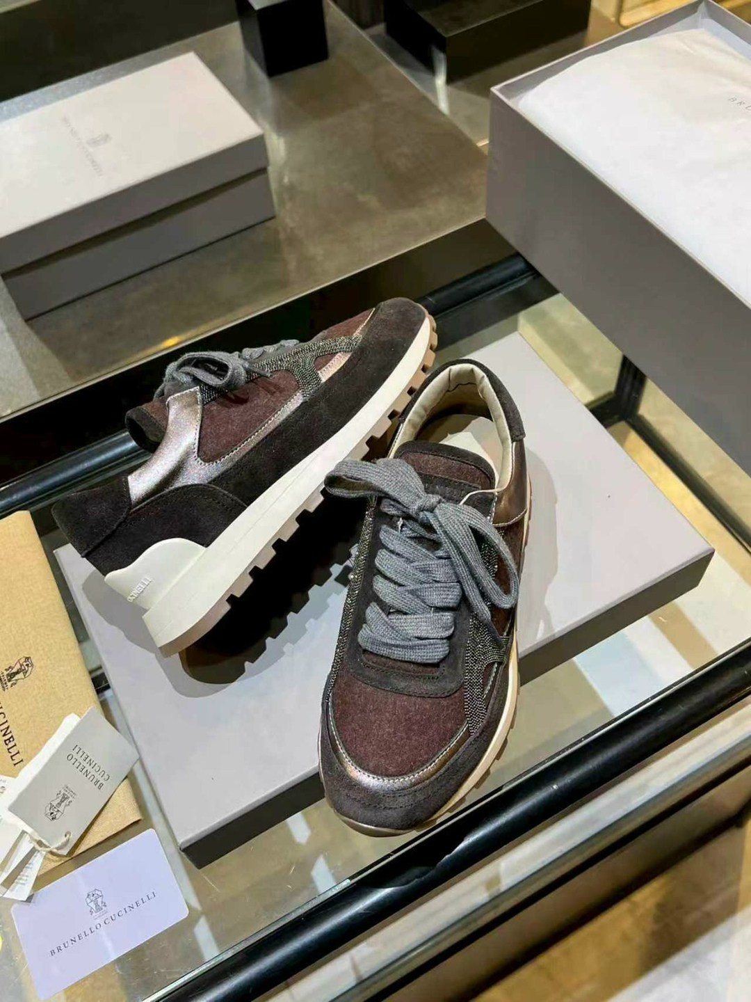 кроссовки женские brunello cucinelli,кроссовки женские замшевые brunello cucinelli,замшевые кроссовки brunello cucinelli,женские замшевые кроссовки brunello cucinelli monili premium - brown,brunello c