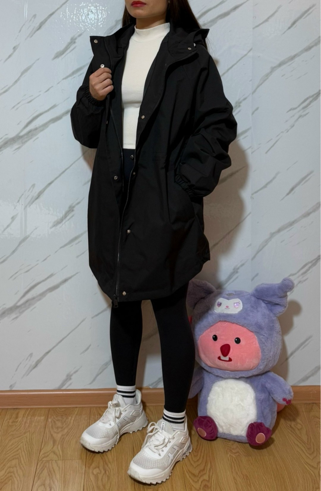 ветровка удлиненная с капюшоном,куртка демисезонная парка с капюшоном удлиненная ovvie,ветровка женская,демисезонная куртка,ветровка демисезонная