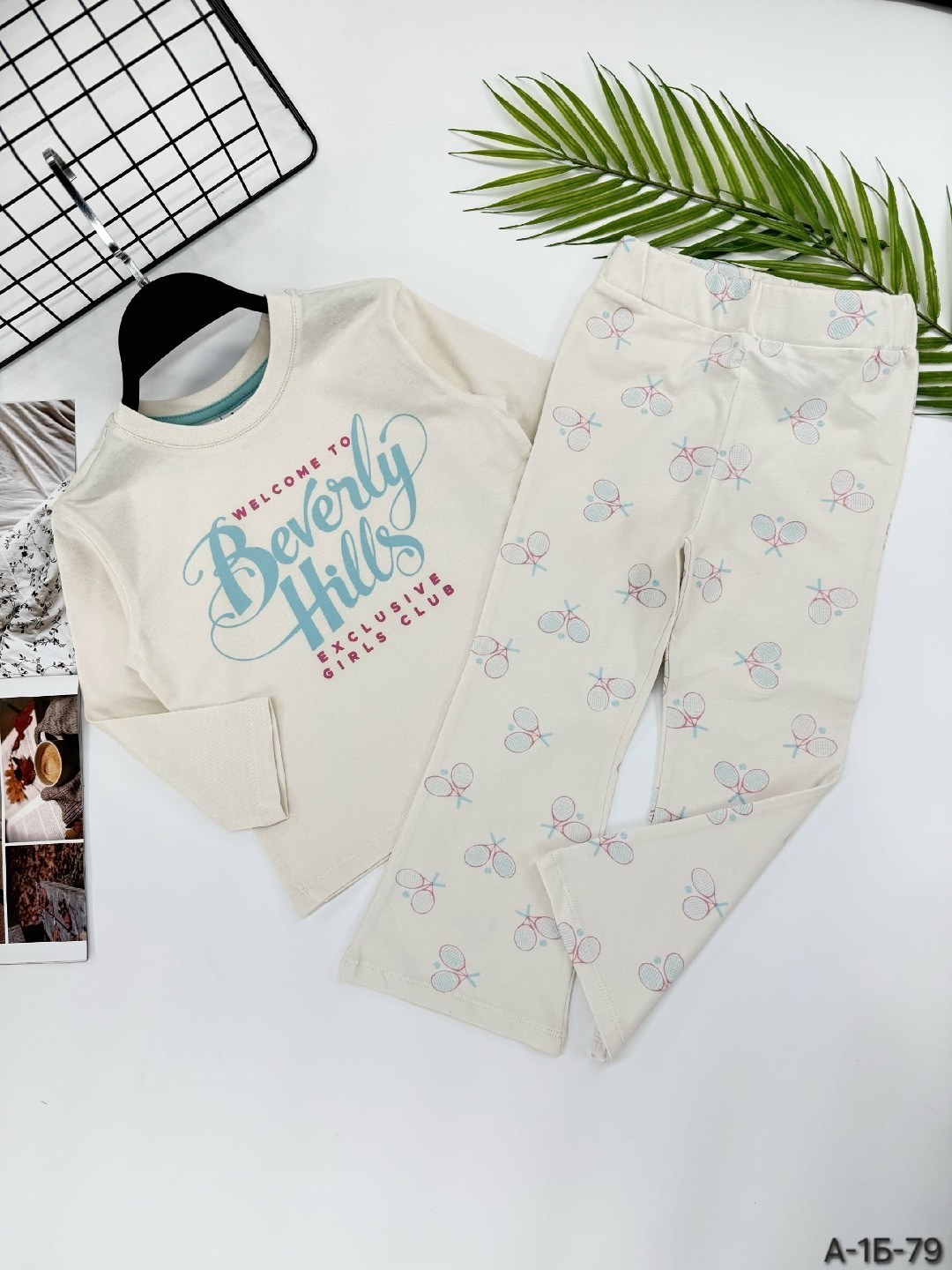 пижама для девочек,пижама джемпер брюки kaftan,детская пижама для девочек,пижама для девочки mark formelle,пижама детская