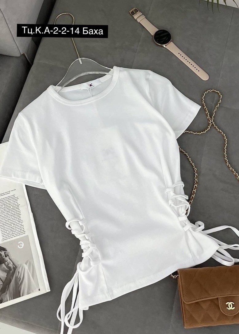 футболки женская,футболки для женщин,футболка необычного кроя,футболка с завязками,летние женские футболки