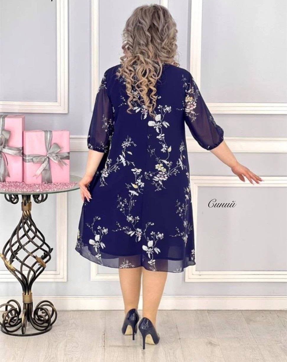 платьеженск. платье шифон,женское платье больших размеров,платье больших размеров для женщин,платье для женщин большого размера нарядное шифоновое elegant,платье шифоновое большие размеры