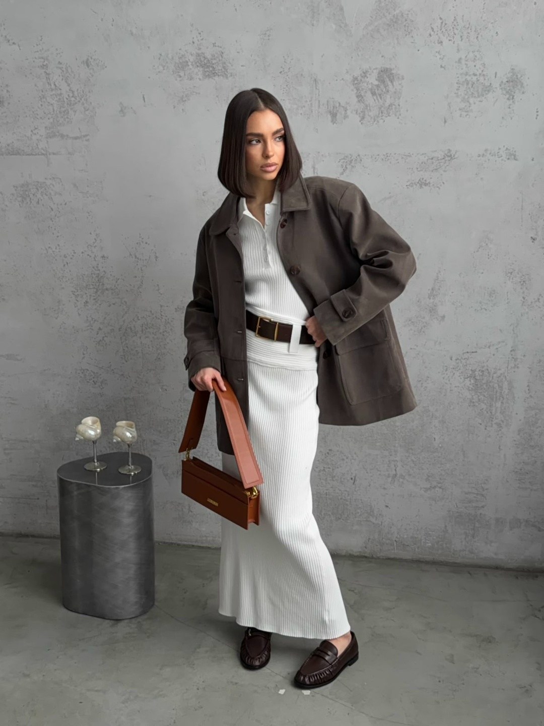 модное пальто,юбка трикотажная,длинное пальто,стиль одежды