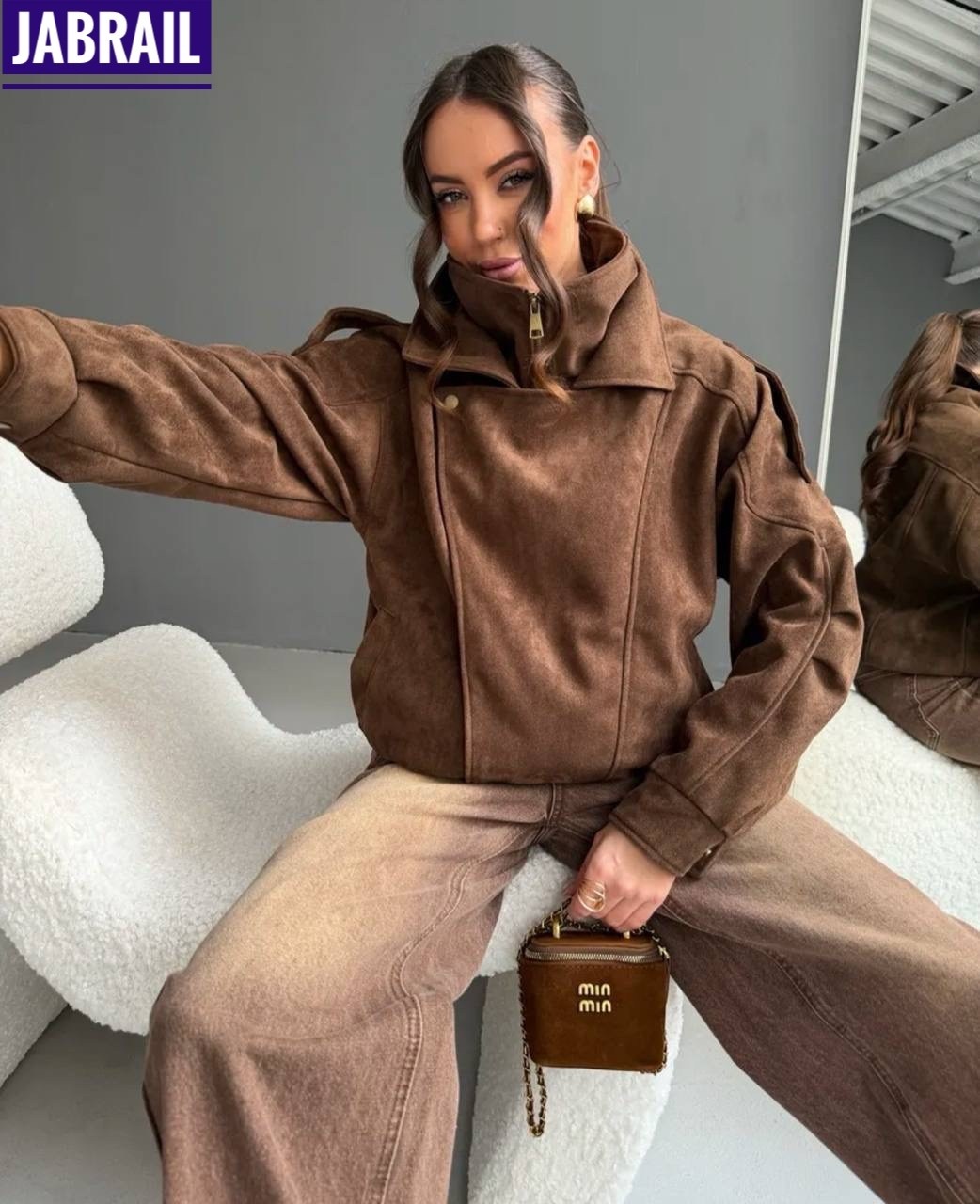 замшевая куртка,куртка из замши,куртка замшевая женская,куртка замш,косуха куртка укороченная замшевая ammirami