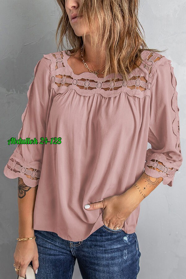 модные блузы,женская блуза,блузка с кружевными вставками,блузка ажурная,женская шифоновая блузка