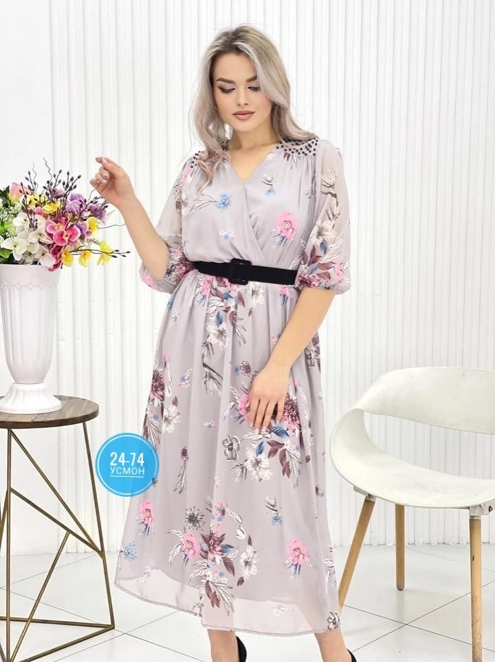 шифоновое платье женское,платье женское шифон,женское шифоновое платье с поясом,женское платье больших размеров,шифоновое платье