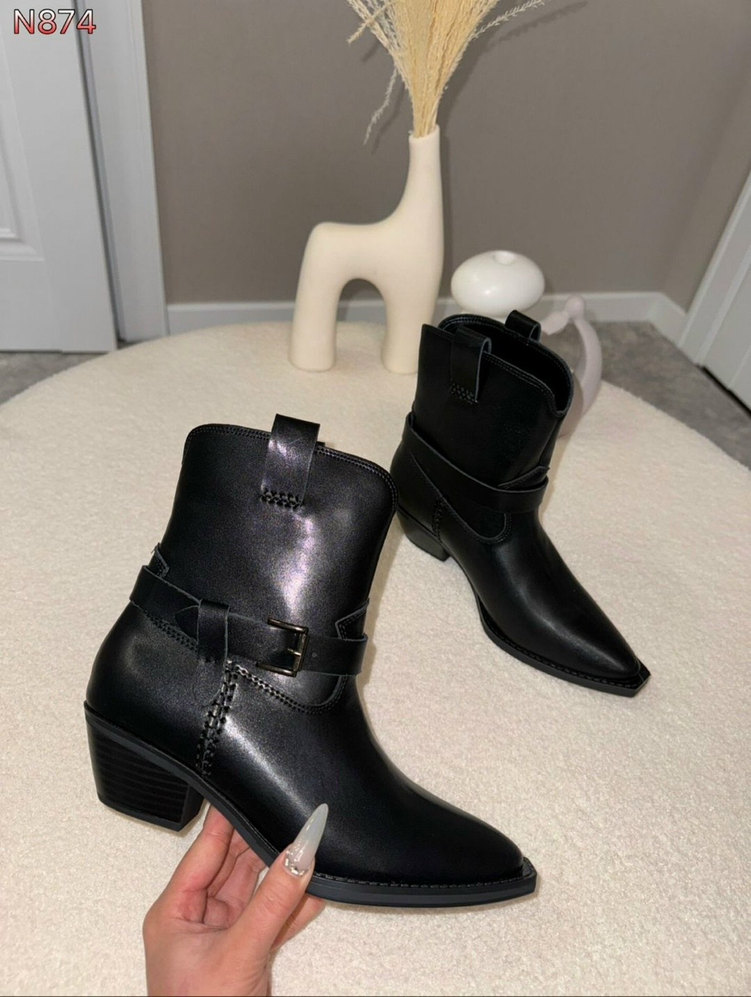 ботинки казаки демисезонные на среднем каблуке ledior 255855057,,казаки серые замшевые,женская ,казаки женские