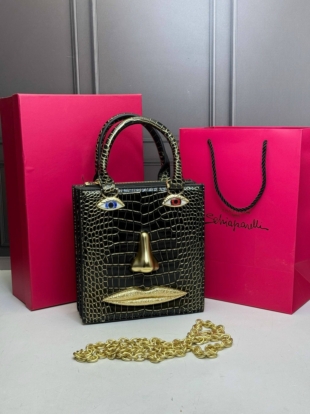 сумка schiaparelli,сумка-тоут schiaparelli,женская сумка schiaparelli,брендовая женская сумка,сумка