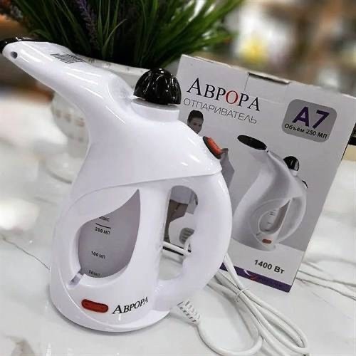 отпариватель аврора а7 1400вт 250мл,ручной отпариватель,ручной отпариватель парогенератор,ручной отпариватель аврора,отпариватель аврора