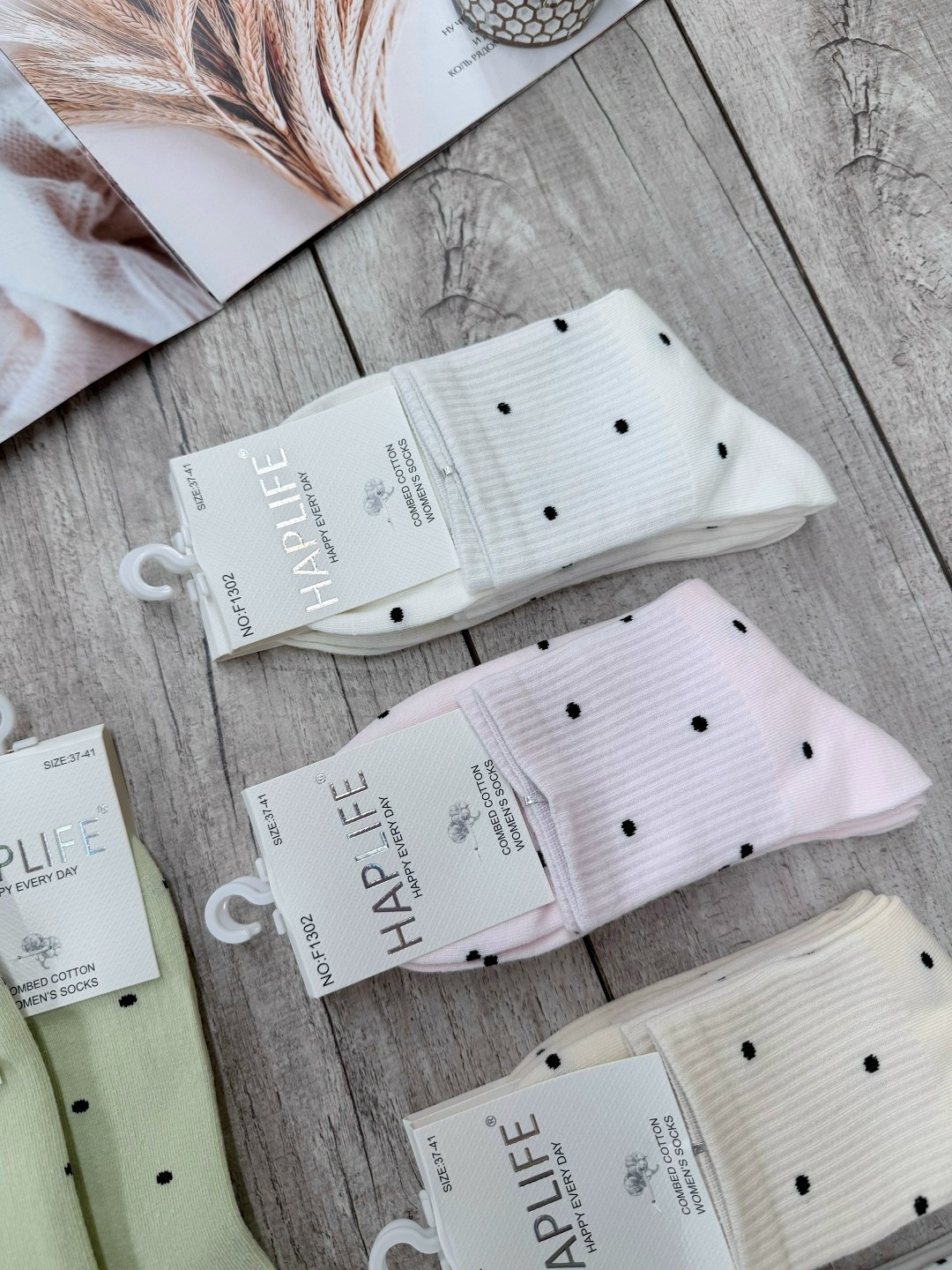 носки средние спортивные в горошек набор 5 пар syltan,носки женские 10 пар,носки женские,комплект носки женские,носки 5 пар