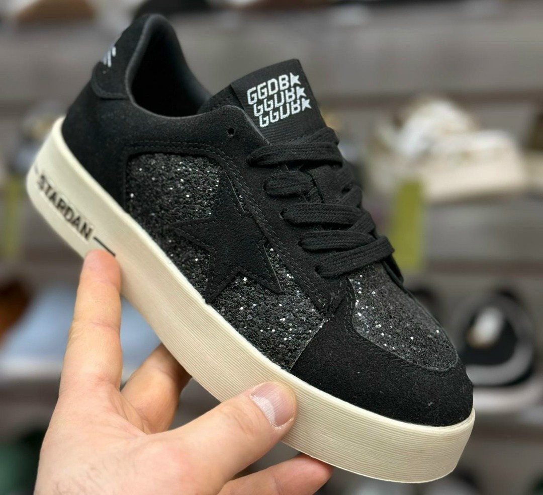 ,обуви,golden goose ssense exclusive silver glitter superstar sneakers,golden goose superstar silver glitter sneakers, женская