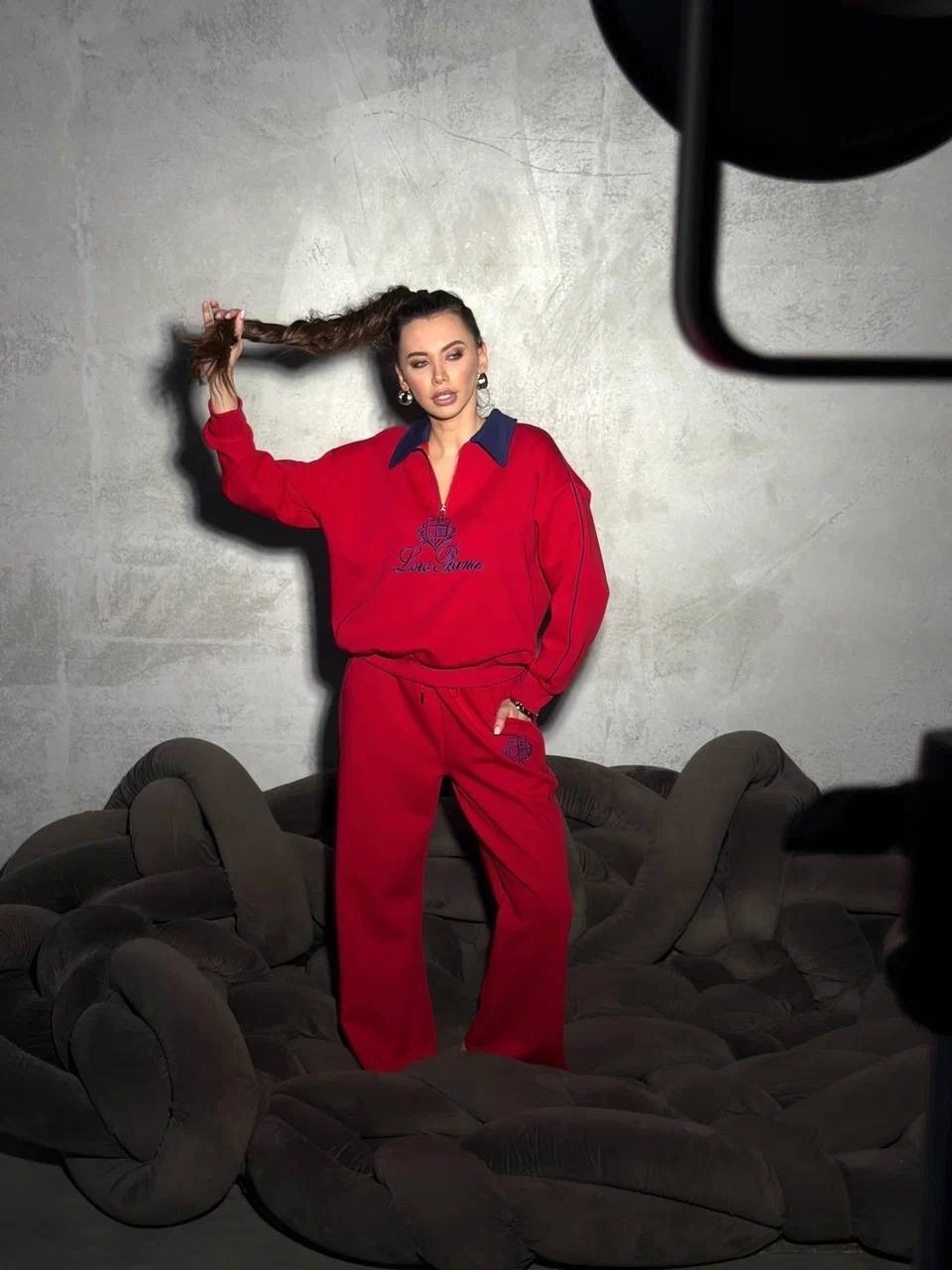 шикарный двухсторонний костюм двойка на флисе,,костюм спортивный оверсайз с начесом nina shоp,спортивный костюм,женский костюм