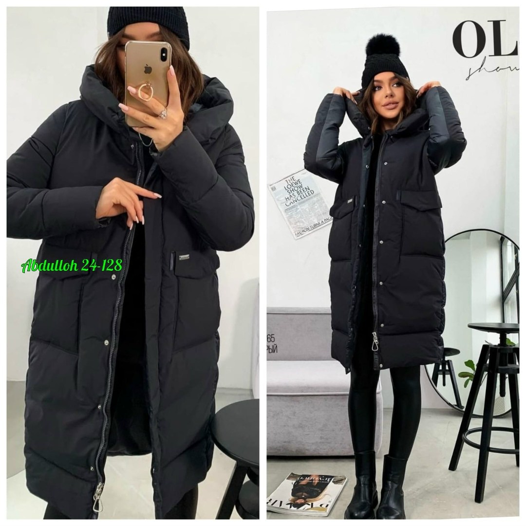 зимние куртки удлиненные женские 2026,женская зимняя куртка,женская зимняя длинная куртка 713801,пуховик женский,зимняя куртка