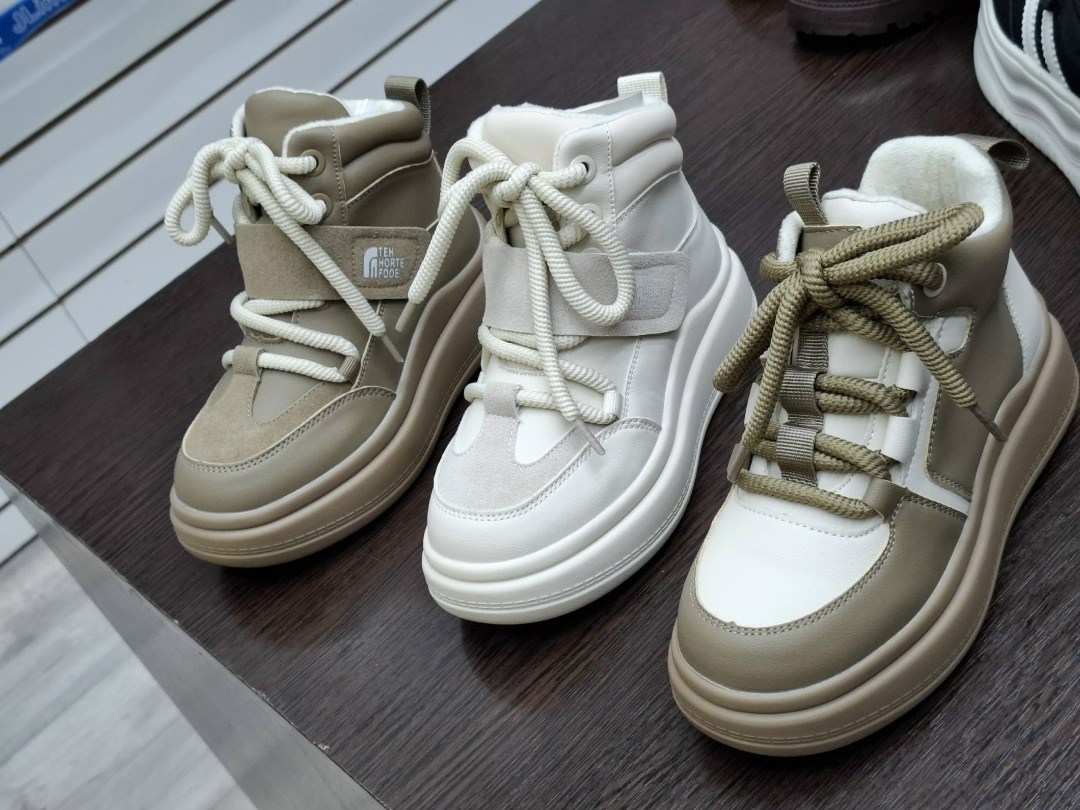 ,кроссовки зимние женские,теплые кроссовки,кроссовки meitesi, женская