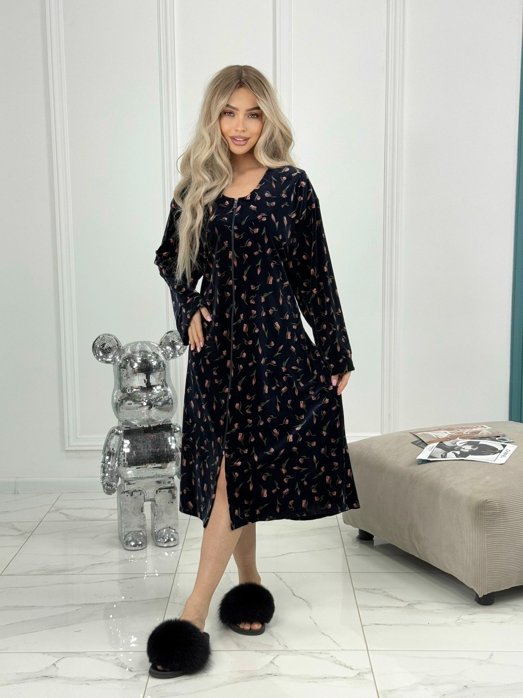 халат женский,платье женское,халат женский домашний,халат велюровый,платье