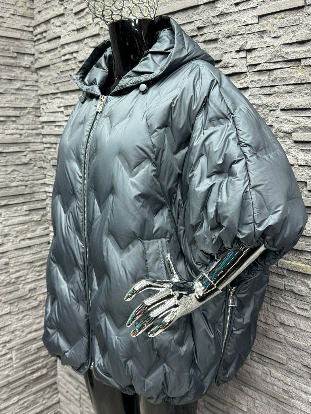 куртка женская,стеганый пуховик,куртка,пуховик женский,пуховик одри летучая мышь