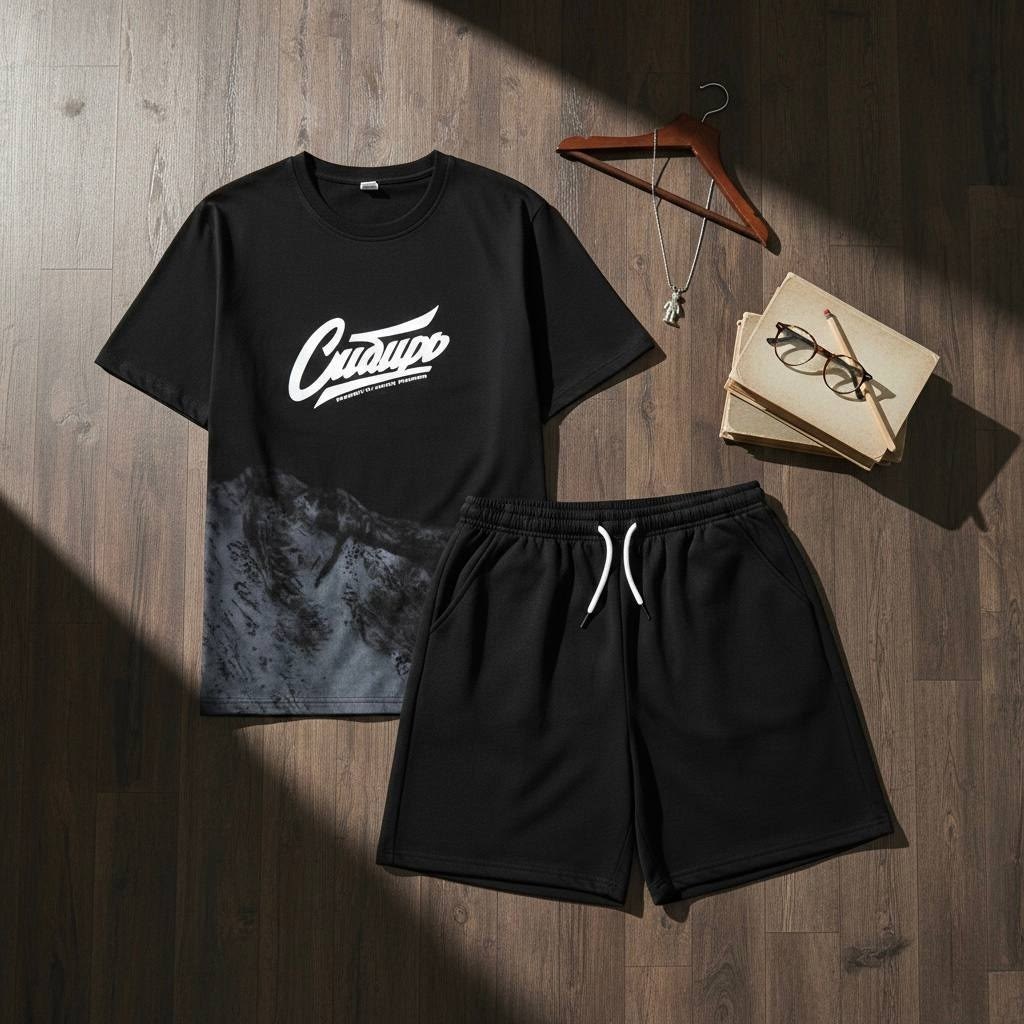 футболки комплект,костюм для мужчин,костюм мужской,костюм спортивный мужской,футболка шорты мужские