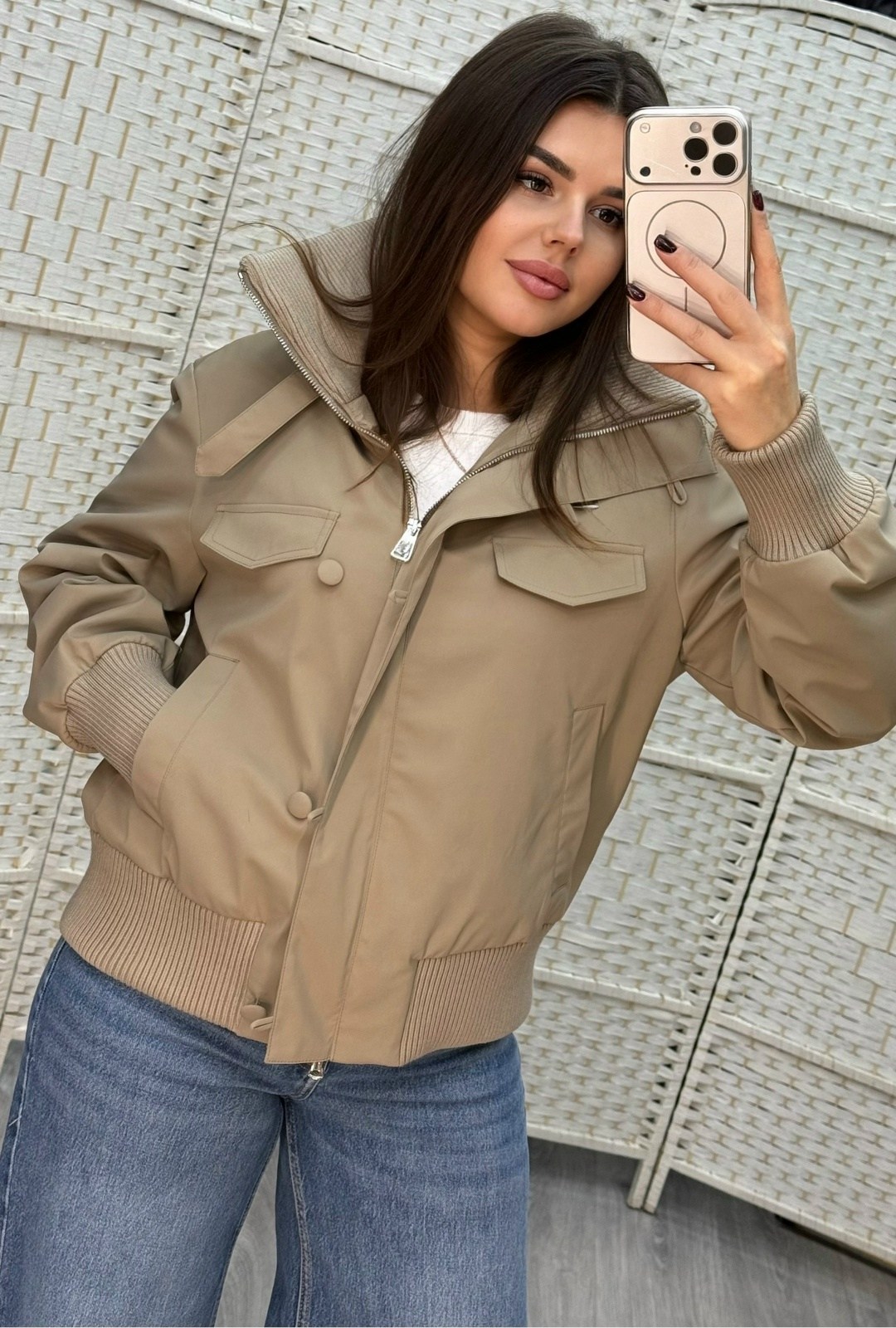 куртка,куртка бомбер осенняя оверсайз с воротником glauren,куртка женская демисезонная,бомбер куртка,женская куртка