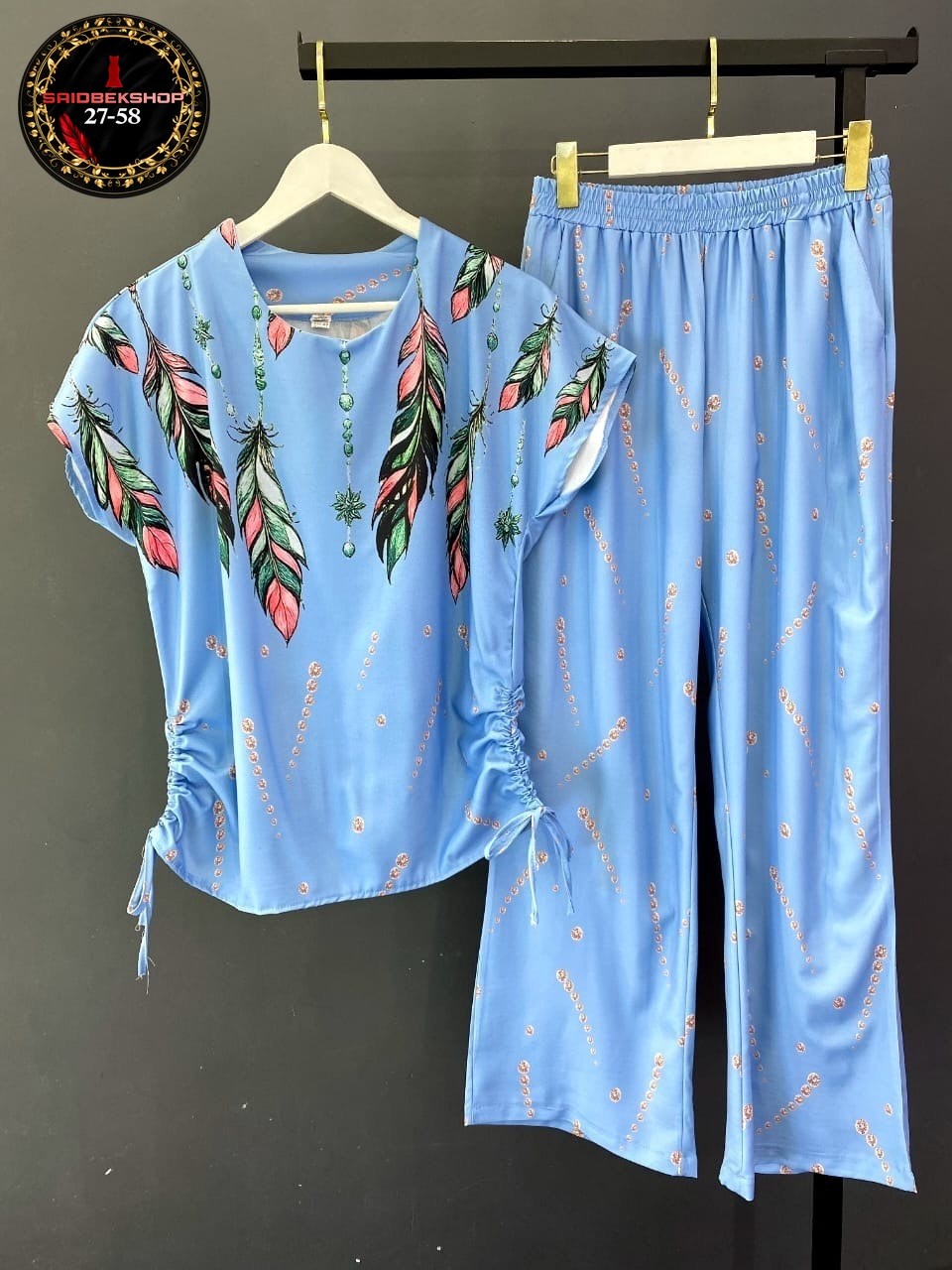 костюм для полных,летняя одежда для женщин,костюм с брюками,женские костюмы,одежда для женщин