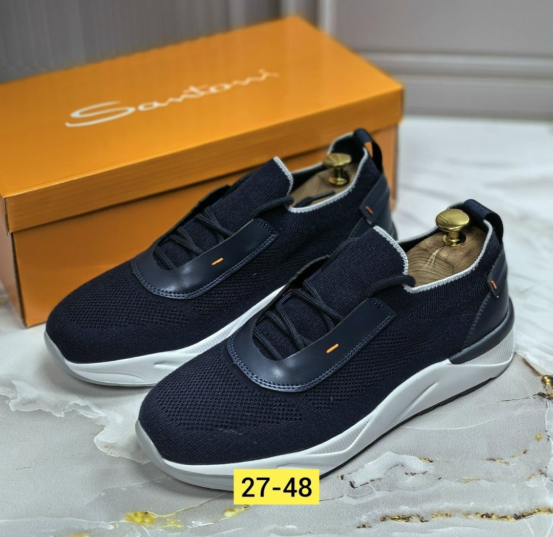 ,кроссовки santoni,мужские кроссовки,мужские кроссовки текстильные,мужская  кроссовки