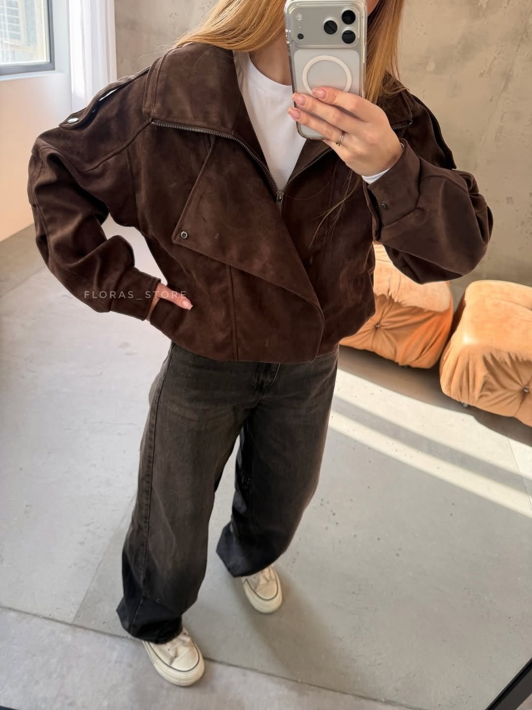 косуха из эко замши оверсайз коричневая joyforyou,замшевая куртка,куртка замш,куртка из замши,косуха замшевая оверсайз коричневая joyforyou