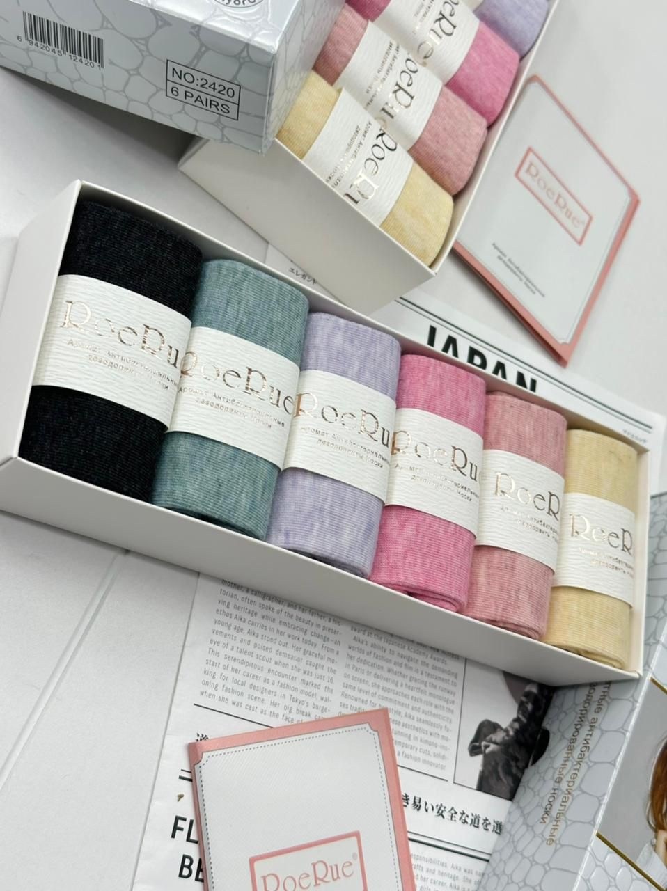 носки женские набор,носки комплект,носки женские 6 пар,носки женское,набор носков женские